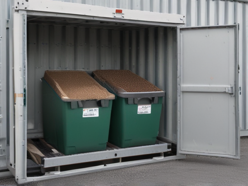 pellet storage bins