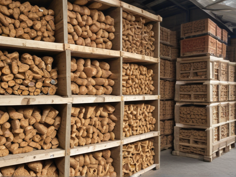 wood pellet storage