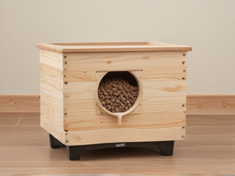 wood pellet litter box