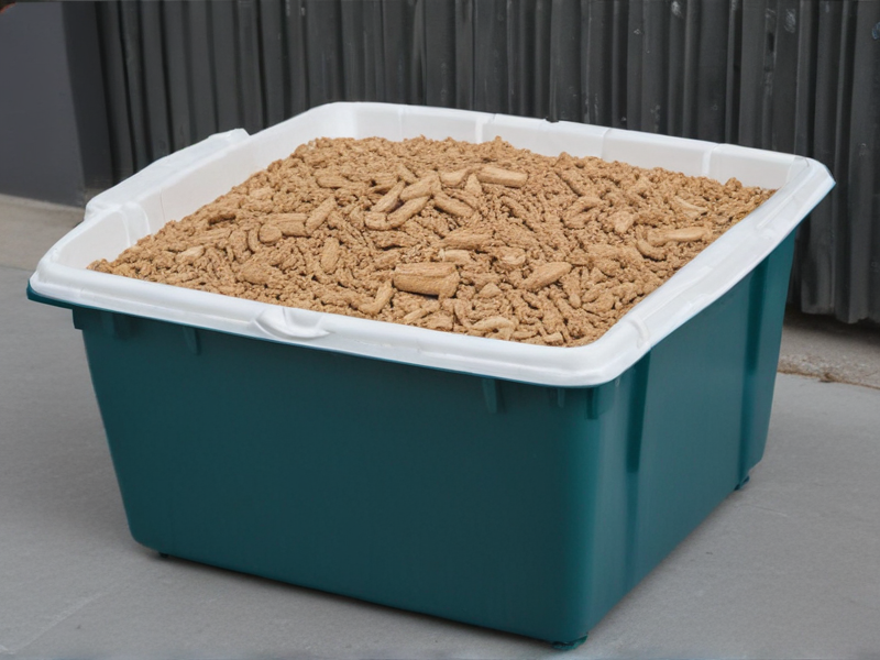 wood pellet litter box