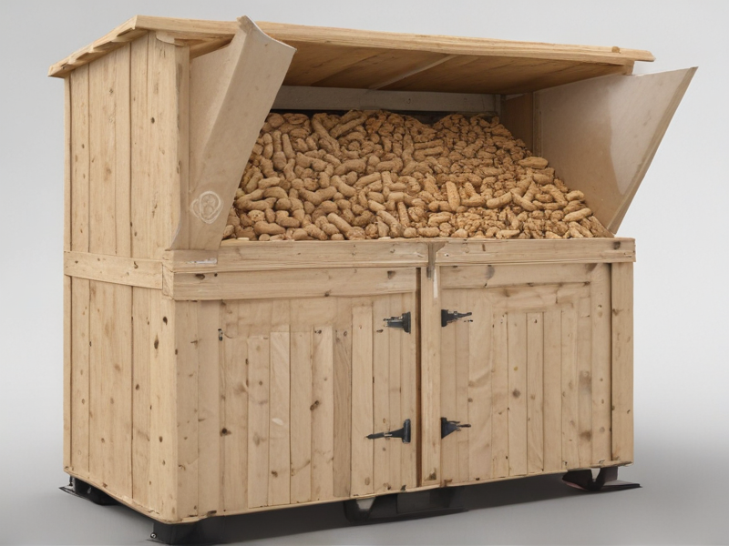 wood pellet storage ideas