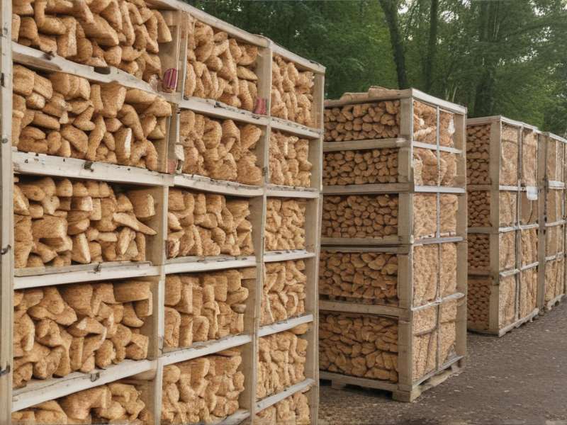 wood pellet storage ideas